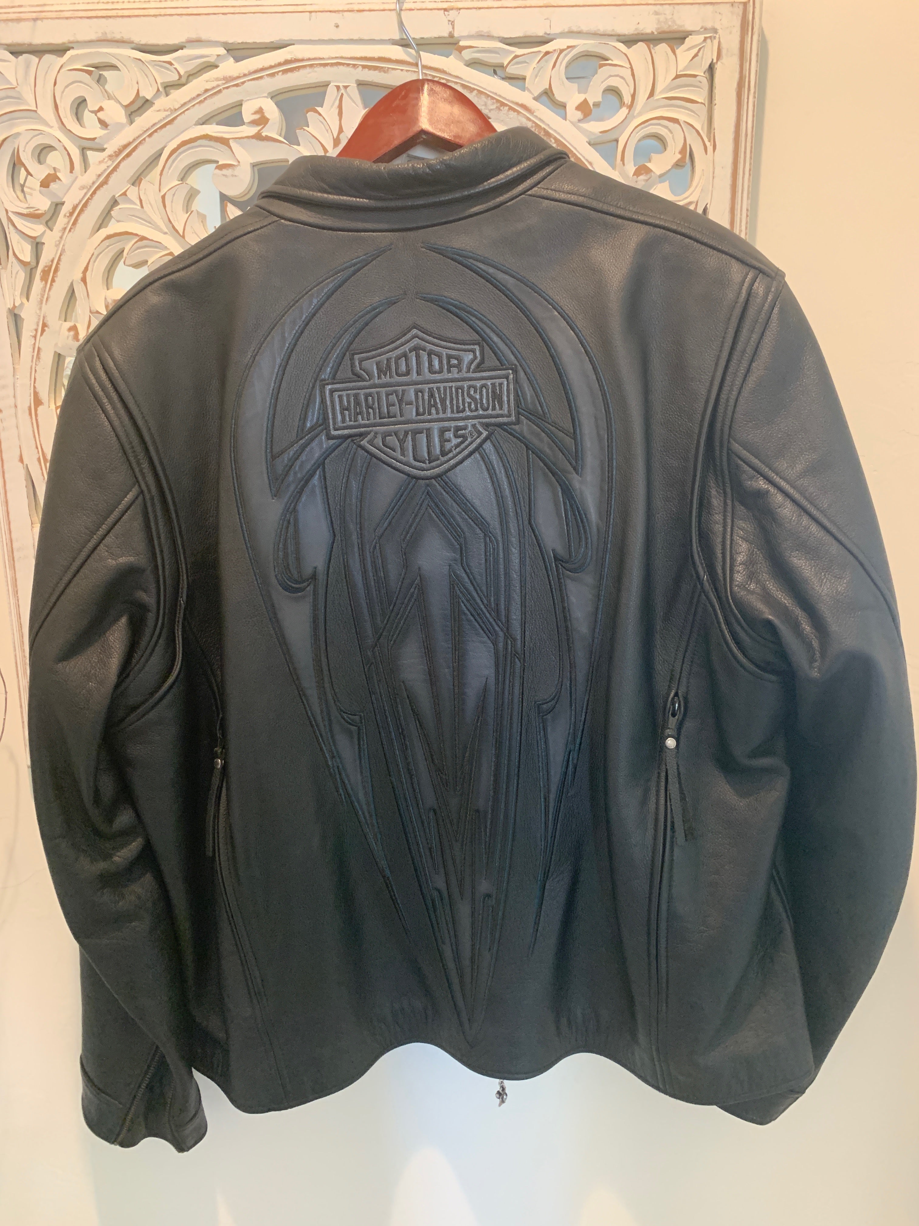 Harley Davidson Men's Brawler Leather Jacket - Leather Movie Jackets,  Hollywood Jackets, Cosplay Costume Jackets,